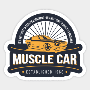 Muscle Car Sticker